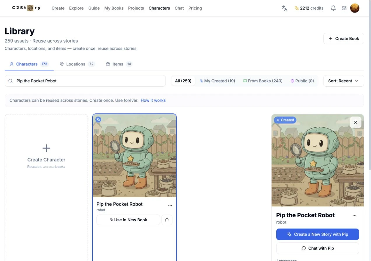 Pip found after a full Library refresh and reopened on desktop