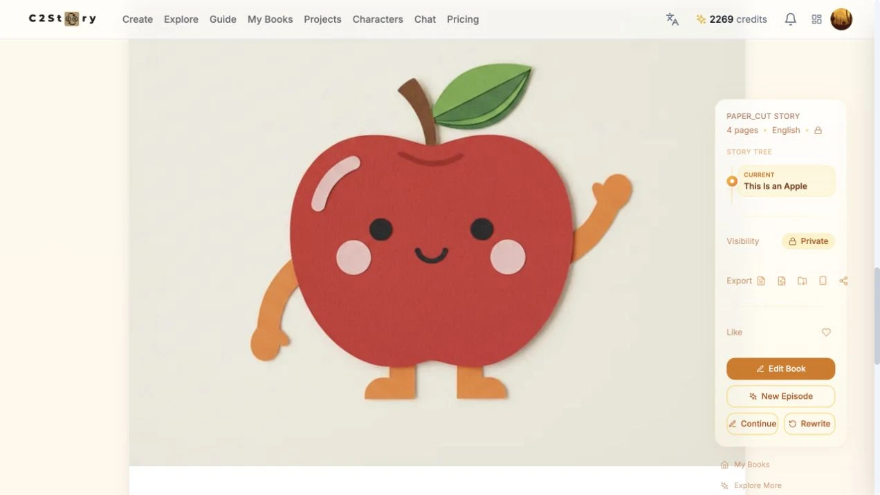 Page 3 now contains the new red-apple illustration